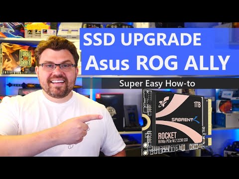 Asus ROG ALLY SUPER EASY SSD Install / Upgrade How-to Asus Cloud Recovery