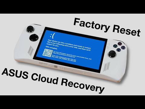 How to Factory Reset &amp; Cloud Recovery ROG Ally
