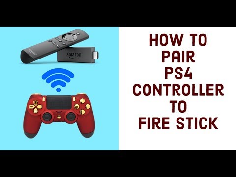 How to Pair PS4 CONTROLLER with AMAZON FIRESTICK to PLAY GAMES - 2018