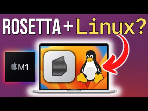 Rosetta 2 WORKS on Linux on Mac? Future of Linux Proton gaming on Apple Silicon Macs, VM Tutorial!