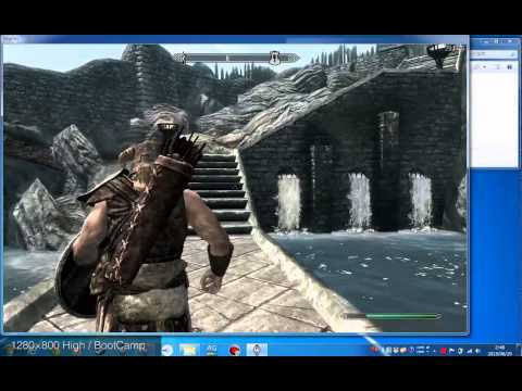 Mackbook pro [Skyrim] スカイリム [Wine] PlayOnMac and BootCamp 比較