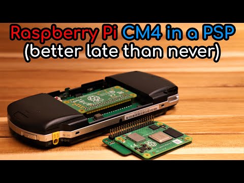 PSPi 6 - Raspberry Pi Zero (and 2W) and Compute Module 4 in a PSP