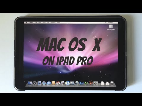 Mac OS X on the iPad Pro (2020)