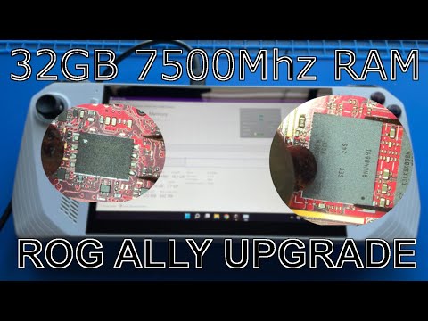 ROG Ally 32GB 7500MHz RAM Upgrade