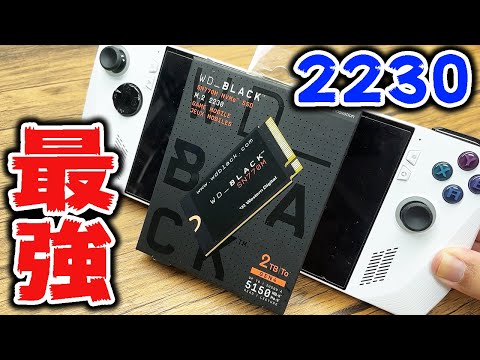 【WD】ROG Allyを超絶速いSSDに交換してみた【SN770M】